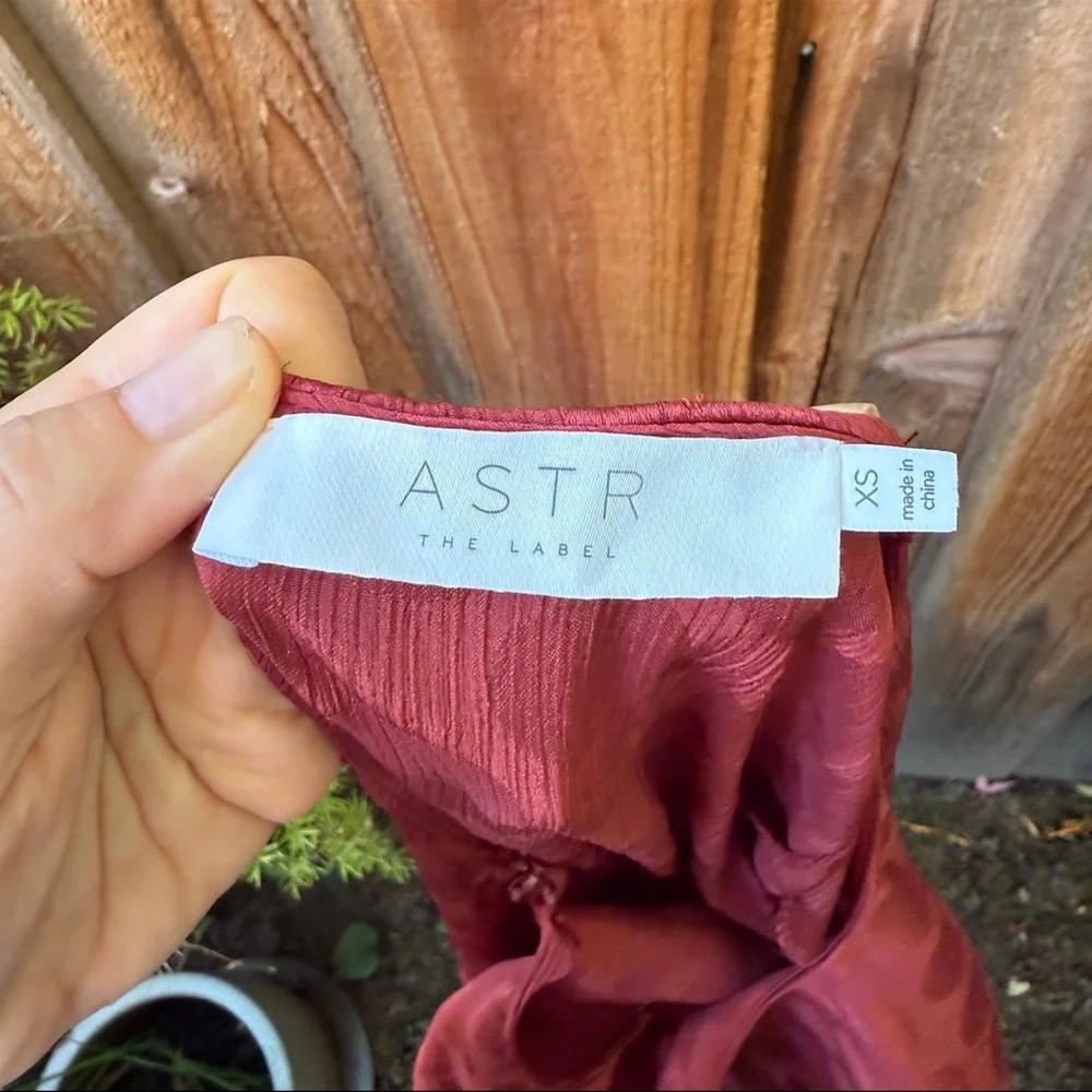 The ASTR the Label Ebony Rust Red Polka Dot Midi Dress 🌿 - Picture 10 of 12